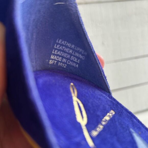 BRIAN ATWOOD BRAGANCA MULTI COLOR Leather Suede PLATFORM SANDAL HEELS - Picture 7 of 12